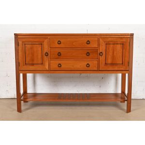 Stickley Arts & Crafts Cherry Wood Sideboard or Bar Cabinet