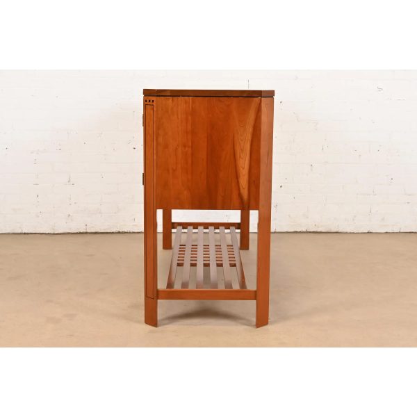Stickley Arts & Crafts Cherry Wood Sideboard or Bar Cabinet - Image 10