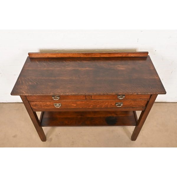 Stickley Brothers Antique Mission Oak Arts & Crafts Sideboard Buffet Server, Circa 1900 - Image 8