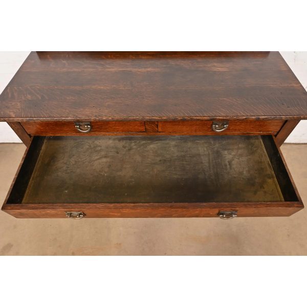 Stickley Brothers Antique Mission Oak Arts & Crafts Sideboard Buffet Server, Circa 1900 - Image 6