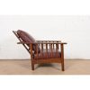 Stickley Brothers Style Antique Mission Oak Arts & Crafts Reclining Morris Lounge Chair, Circa 1900 - Image 9
