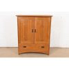 Stickley Mission Oak Arts & Crafts Media Cabinet - Image 2