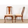 Stickley Queen Anne Carved Solid Cherry Wood Dining Chairs, Set of Six - Image 8