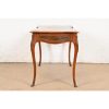 Theodore Alexander French Louis XV Walnut Bureau Plat Leather Top Desk With Mounted Bronze Ormolu - Image 10