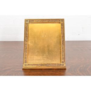 Tiffany & Co. New York Art Nouveau Bronze Doré Large Picture Frame