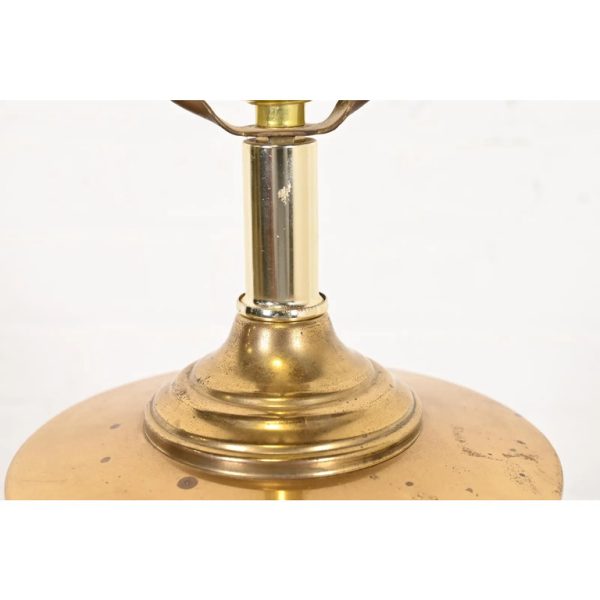 Tiffany & Co. Style Mid-Century Hollywood Regency Large Brass Table Lamp - Image 6