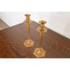 Tiffany Studios New York Bronze Doré Candlesticks, Pair - Image 3