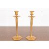 Tiffany Studios New York Bronze Doré Candlesticks, Pair - Image 2