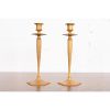 Tiffany Studios New York Bronze Doré Candlesticks, Pair