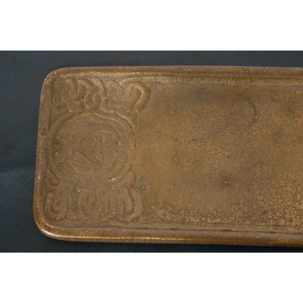 Tiffany Studios New York Zodiac Bronze Pen Tray - Image 6