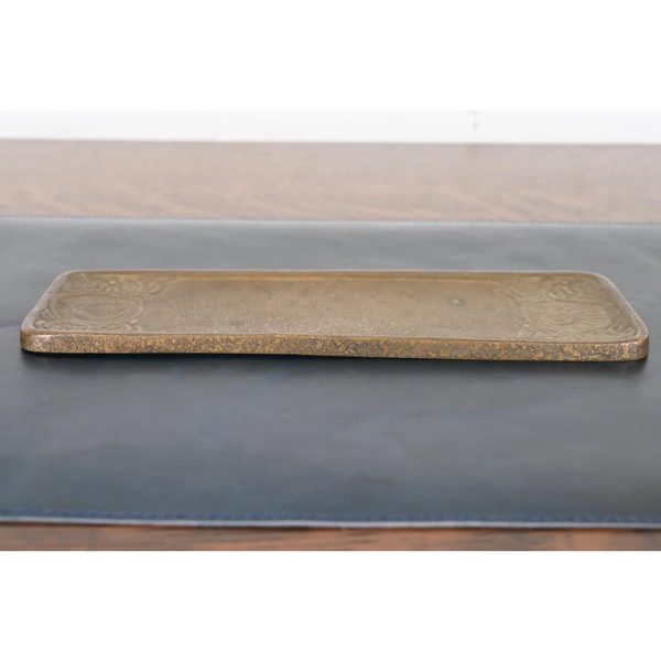 Tiffany Studios New York Zodiac Bronze Pen Tray - Image 2