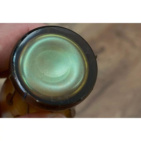Louis Comfort Tiffany Favrile Iridescent Art Glass Tadpole Vase - Image 9