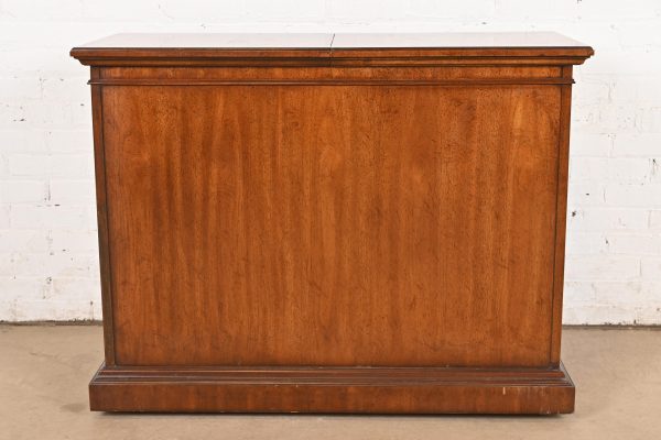 Regency Walnut Expanding Top Buffet Server or Bar Cabinet by Mount Airy Furniture - Image 11
