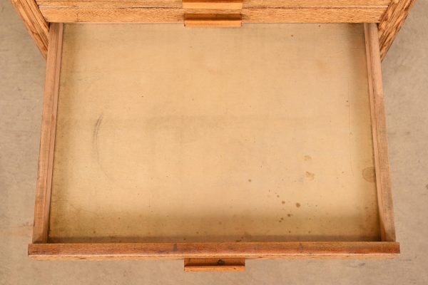Antique Arts & Crafts Oak 16-Drawer Architect's Blueprint Flat File Cabinet, Circa 1900 - Image 7