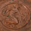 Tiffany & Co. Style Antique Victorian Patinated Copper Footed Centerpiece Bowl or Tazza - Image 6