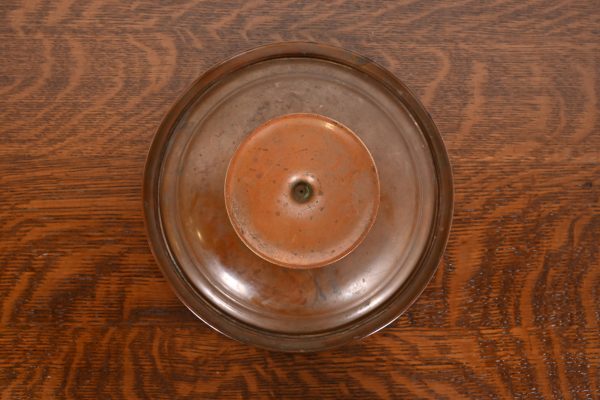 Tiffany & Co. Style Antique Victorian Patinated Copper Footed Centerpiece Bowl or Tazza - Image 8