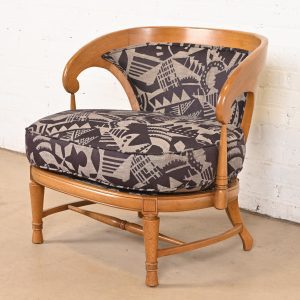 Tomlinson Mid-Century Modern Sculpted Walnut Club Chair or Lounge Chair, 1960s
