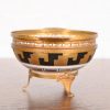 French Art Deco Bronze and Porcelain Footed Bowl or Compote Dish by A. Hnazary, 1920s - Image 5