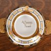 French Art Deco Bronze and Porcelain Footed Bowl or Compote Dish by A. Hnazary, 1920s - Image 8
