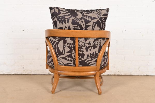 Tomlinson Mid-Century Modern Sculpted Walnut Club Chair or Lounge Chair, 1960s - Image 9