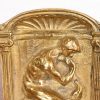 Tiffany Studios Style Art Deco Bronze Doré "The Thinker" Bookends, Circa 1920s - Image 5