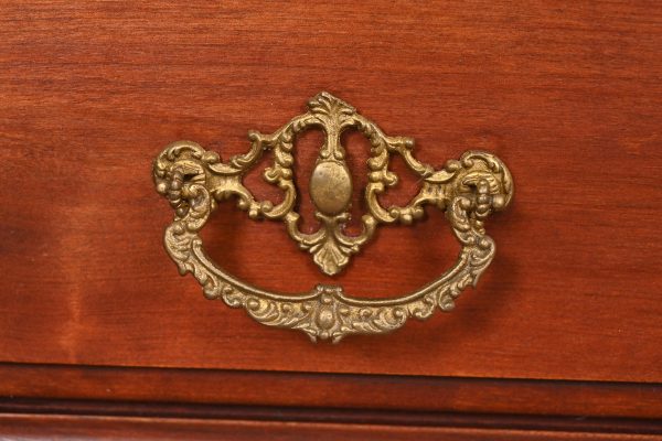 Globe Wernicke Antique Arts & Crafts Mahogany Four-Stack Barrister Bookcase With Leaded Glass Doors, Circa 1900 - Image 7