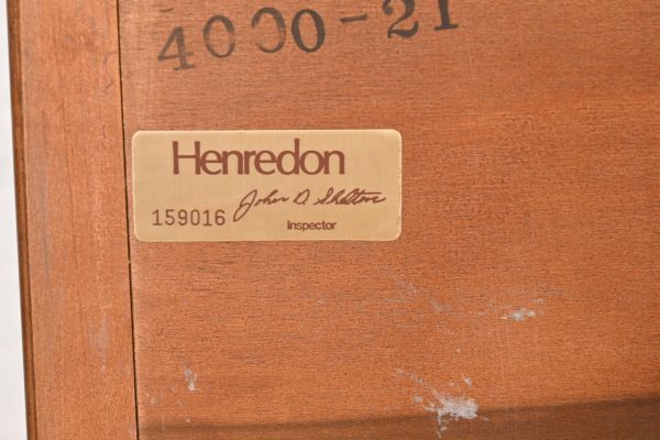 Henredon Hollywood Regency Chinoiserie Walnut Sideboard Credenza, Circa 1970s - Image 11