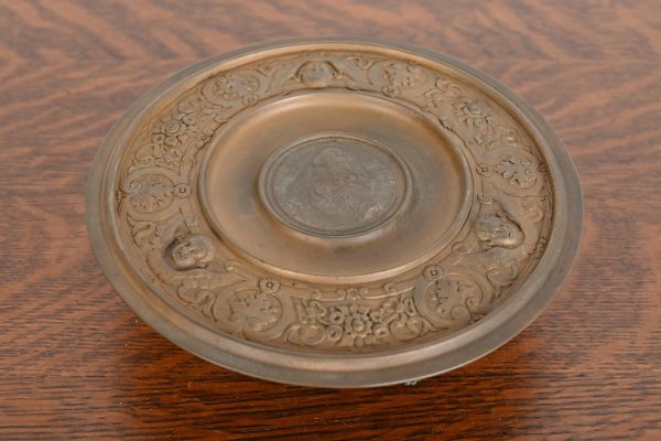 Tiffany & Co. Antique Victorian Bronze Footed Centerpiece Dish or Tazza, Circa 1890s