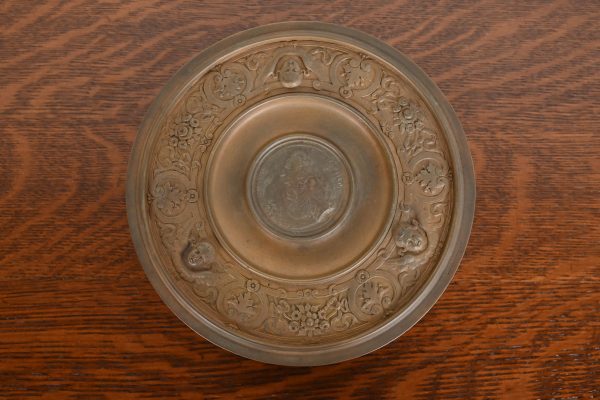Tiffany & Co. Antique Victorian Bronze Footed Centerpiece Dish or Tazza, Circa 1890s - Image 3