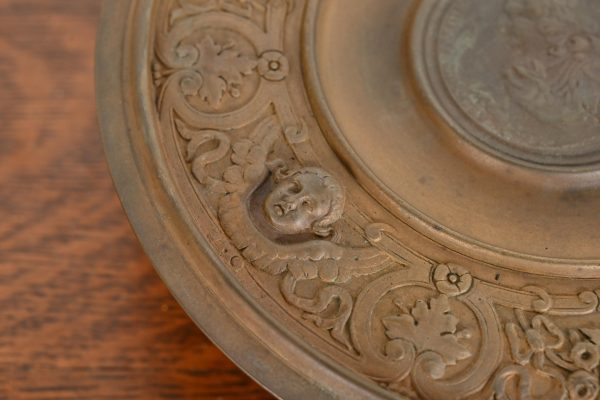 Tiffany & Co. Antique Victorian Bronze Footed Centerpiece Dish or Tazza, Circa 1890s - Image 5