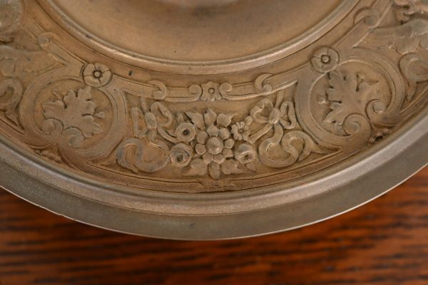 Tiffany & Co. Antique Victorian Bronze Footed Centerpiece Dish or Tazza, Circa 1890s - Image 7