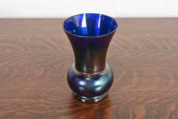Loetz Art Nouveau Iridescent Art Glass Vase - Image 2