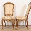 Karges French Provincial Louis XV Carved Walnut and Gold Gilt Dining Chairs, Set of Eight - Image 8