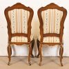 Karges French Provincial Louis XV Carved Walnut and Gold Gilt Dining Chairs, Set of Eight - Image 9