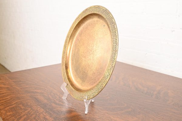 Tiffany Studios New York Bronze Doré Plate or Charger - Image 3