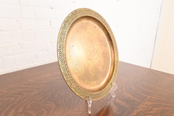 Tiffany Studios New York Bronze Doré Plate or Charger - Image 4