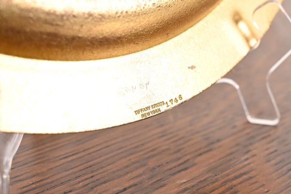 Tiffany Studios New York Bronze Doré Plate or Charger - Image 9