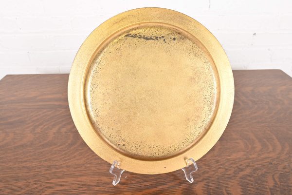 Tiffany Studios New York Bronze Doré Plate or Charger - Image 8