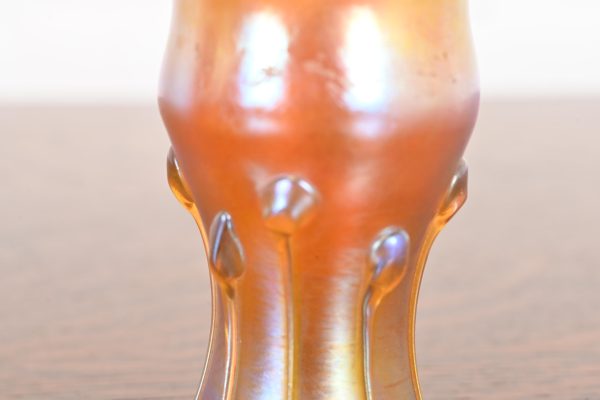 Louis Comfort Tiffany Favrile Iridescent Art Glass Tadpole Vase - Image 6