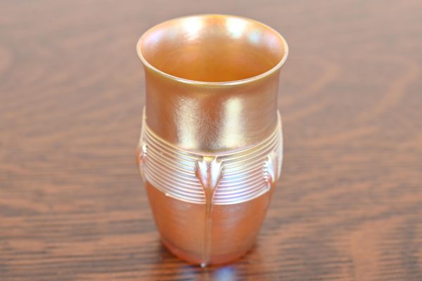Louis Comfort Tiffany Favrile Iridescent Art Glass Cabinet Vase - Image 2