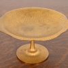 Tiffany Studios New York Bronze Doré Footed Bowl or Compote Dish