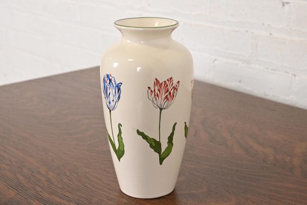 Tiffany & Co. "Tiffany Tulips" Porcelain Vase - Image 4