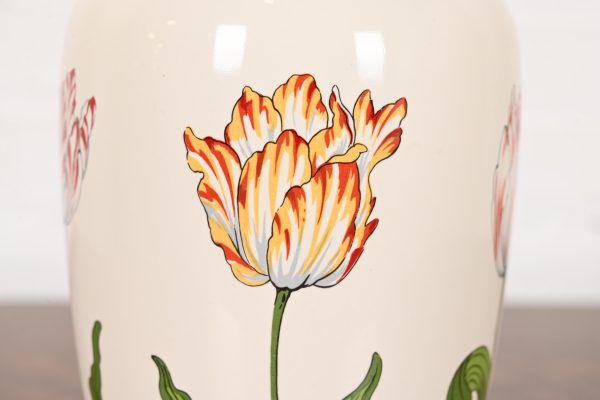 Tiffany & Co. "Tiffany Tulips" Porcelain Vase - Image 9