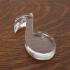 Tiffany & Co. Crystal Glass Musical Note Paperweight