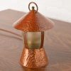 Roycroft Style Antique Arts & Crafts Hammered Copper Desk Lamp, 1930s - Image 3