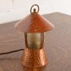 Roycroft Style Antique Arts & Crafts Hammered Copper Desk Lamp, 1930s - Image 4