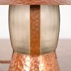 Roycroft Style Antique Arts & Crafts Hammered Copper Desk Lamp, 1930s - Image 6