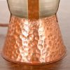 Roycroft Style Antique Arts & Crafts Hammered Copper Desk Lamp, 1930s - Image 7