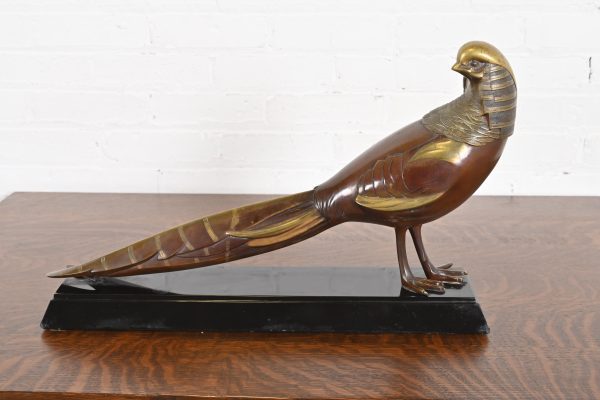Alexandre Kéléty Art Deco "Faisan Doré" Sculpture, 1930s - Image 2