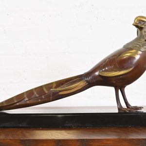 Alexandre Kéléty Art Deco "Faisan Doré" Sculpture, 1930s